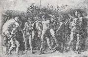 A Bacchanal with Silenus Andrea Mantegna